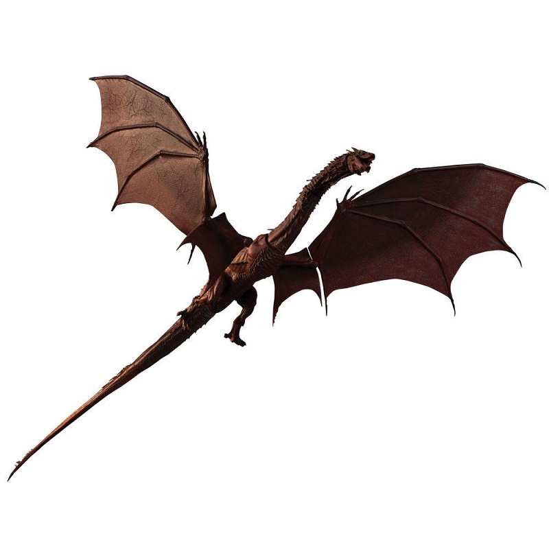 Illustration for article titled 21" SMAUG dragon figure w 22" wingspan is a'comin!